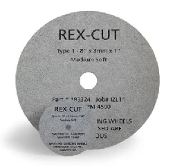 Laser braze finishing wheels 4 x 2.5mm x 3/8 - type 1- medium soft hs grit - 830121