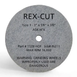 Pipe thread wheels 2 x 1/16 x 1/4 - type 1- smoothtouch medium grit - 897177