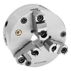 Bison Lathe Chuck 3-Jaw Set-Tru Scroll Chuck 3565-12" - 7-866-1200