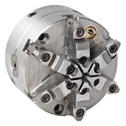 Bison Lathe Chuck 6-Jaw Set-Tru Scroll Chuck 3865-25" - 7-868-2500