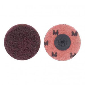 1-1/2 in. non-woven quick-change buffing disc type i ao m grit - 8834166292