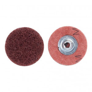 3 in. non-woven quick-change buffing disc type ii ao m grit - 8834166398
