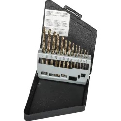 Precision twist drill c13r10co hss-e bronze 135d nas 907 jd set (x 13) - 5995685