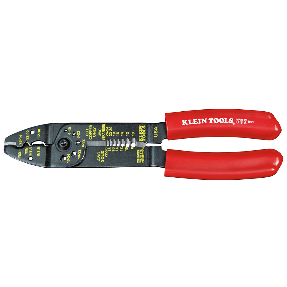 Multi Tool, Stripper, Crimper, Wire Cutter, 8-22 AWG - KLE 1001