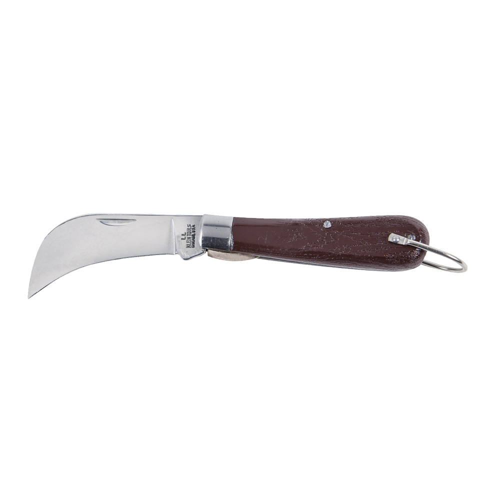 Pocket Knife, Carbon Steel Hawkbill Slitting Blade - KLE 1550-4