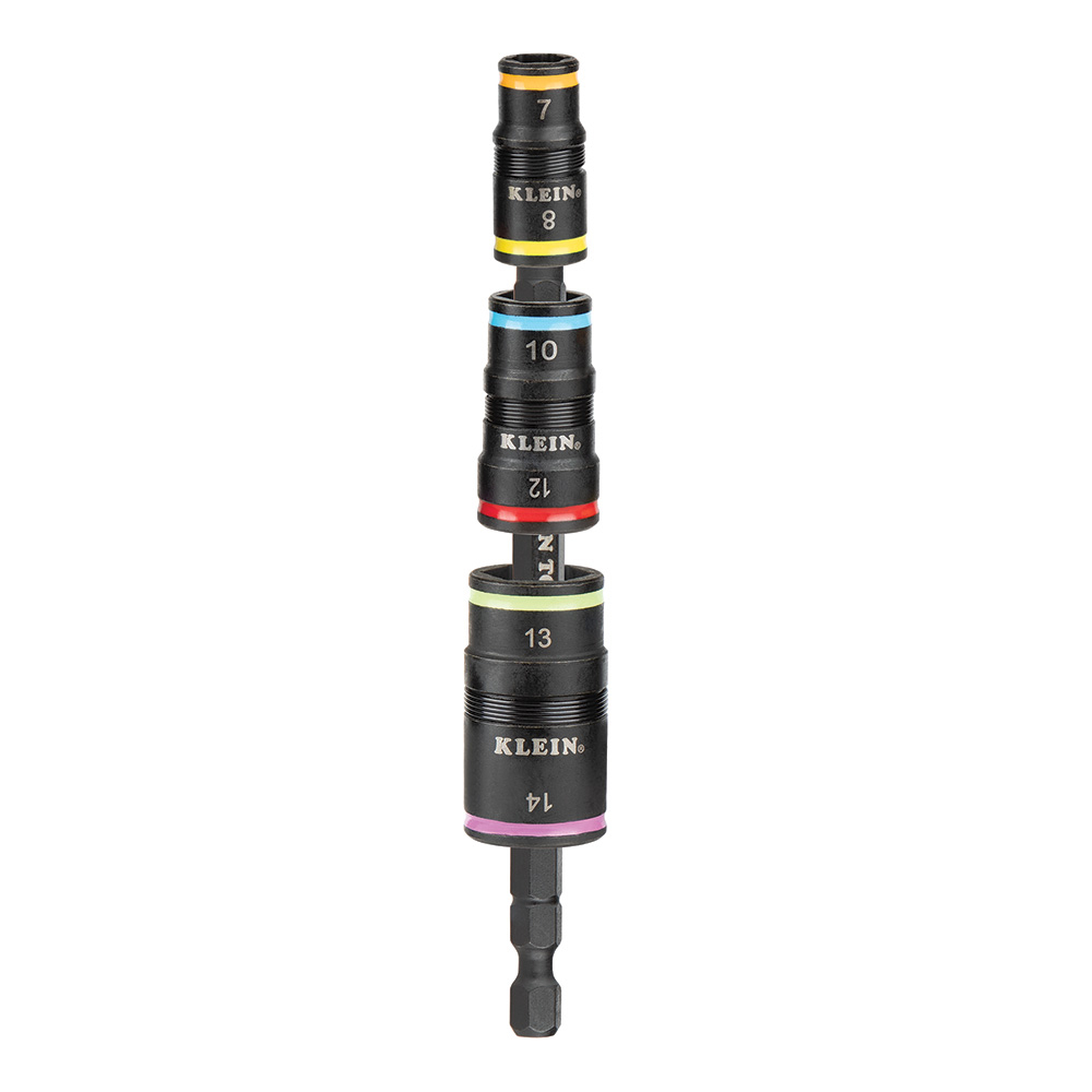 6-in-1 Impact Rated Flip Socket Set, Metric - KLE 32933M