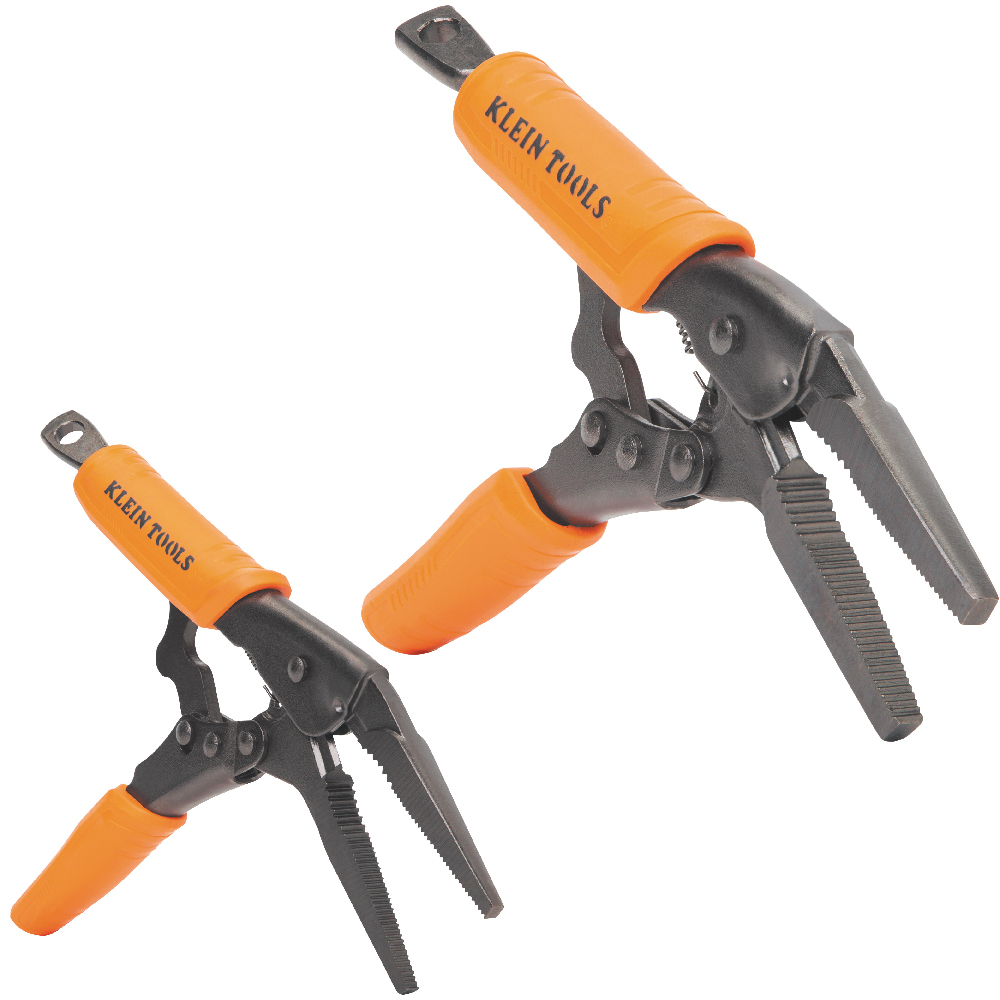 Long Nose Locking Pliers Set, 6- and 9-Inch, 2-Piece - KLE 38661