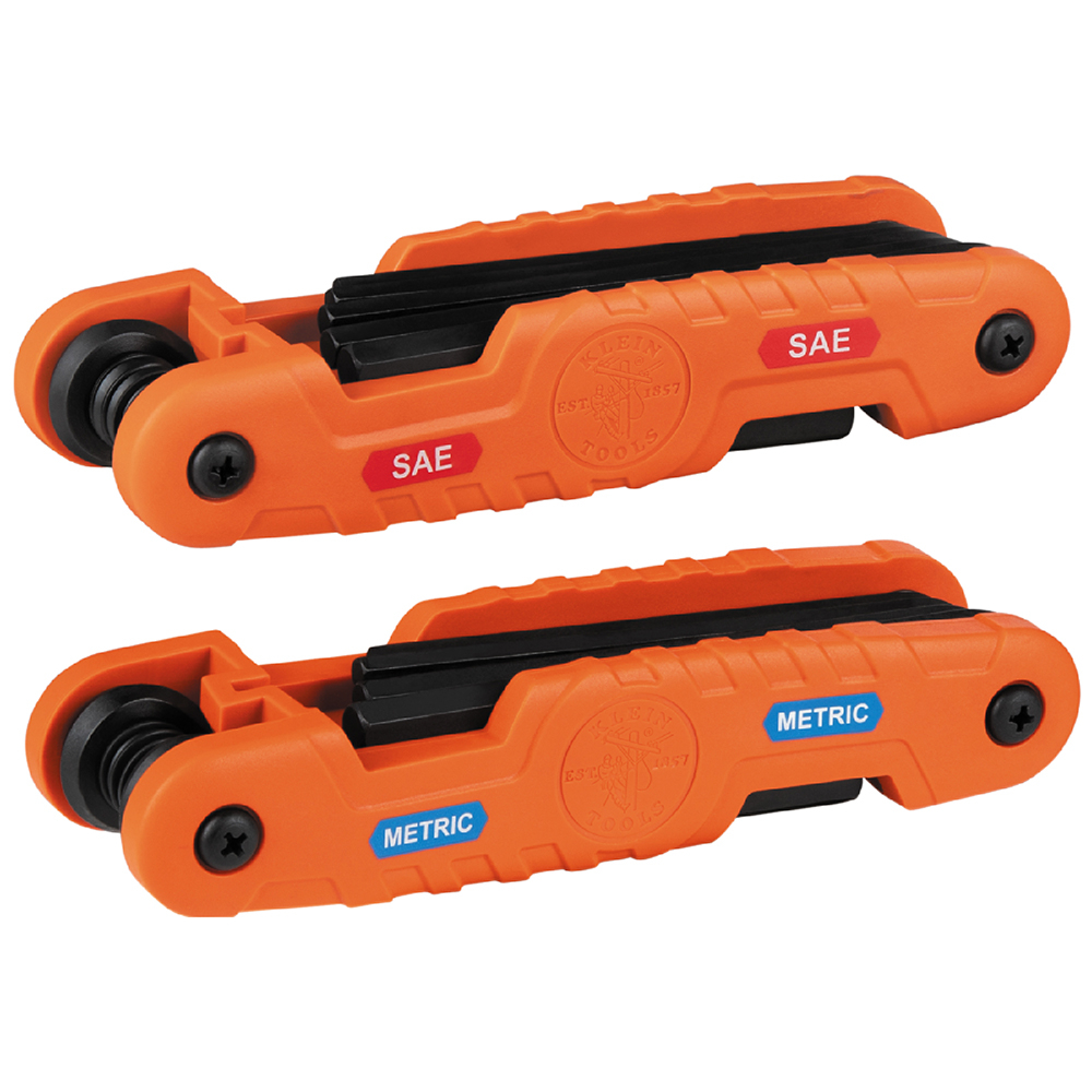 Pro Folding Hex Key Set, SAE and Metric - KLE 70552