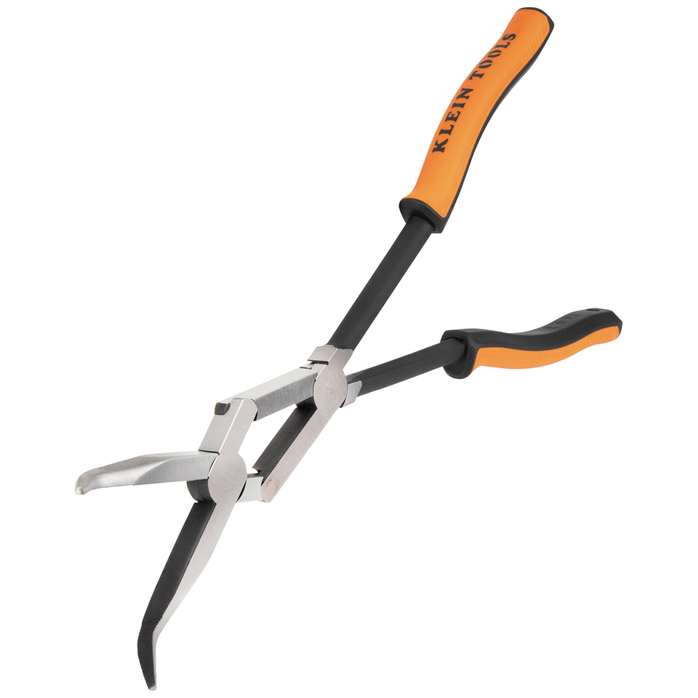 Pliers, Long Reach Needle Nose Pliers, Bent Nose, 13-Inch - KLE 71401
