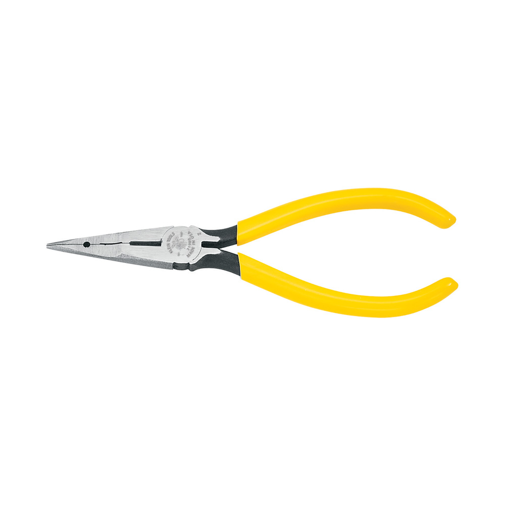 Telephone Work Pliers, Needle-Nose Side-Cutters, Type L1, 6-1/2-Inch - KLE 71980