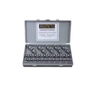 Asimeto 7679900 1mm - 25mm 25 Pair Metric Precision Inspection Gauge Ball Set - 7679900