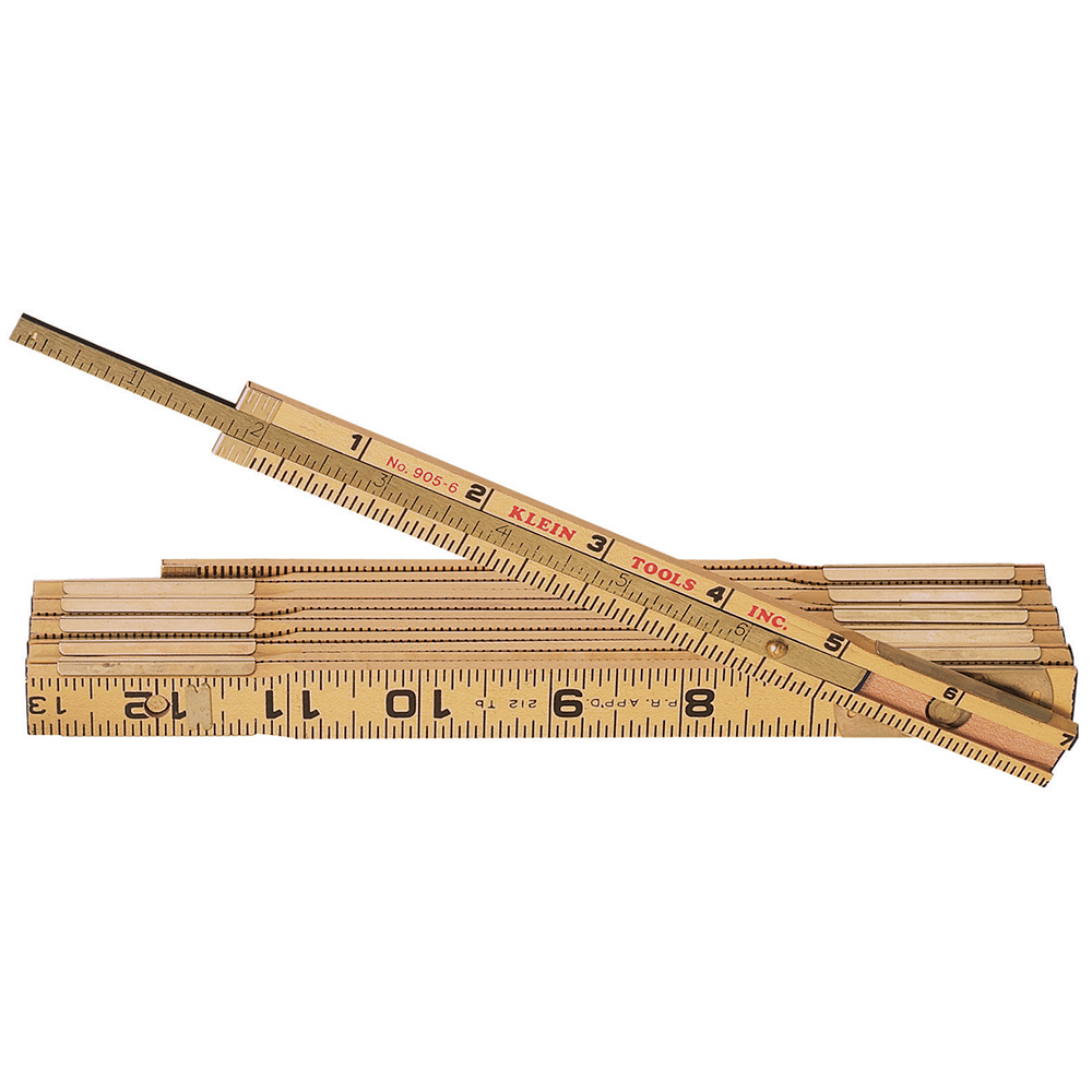 Wood Folding Rule with Extension - KLE 905-6