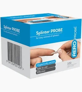 AEROPROBE Splinter Probes 1.4in Box / 100 - ASP100
