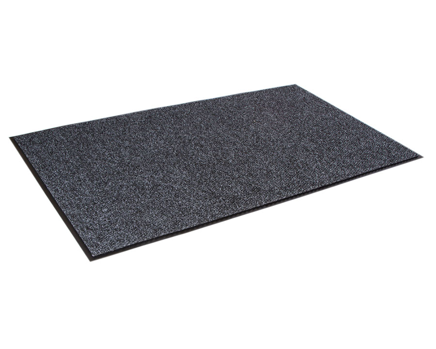 Spaghetti Mat Backed 4-ft. Custom Cut Black Scraper Mat - DERMB48BKC