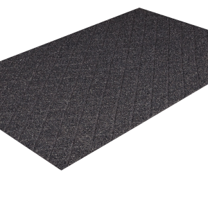 Diamond-Deluxe Heavy-Duty Unbacked with Grit-Safe 4' Custom Black w/Grit - DTRHU48RBC