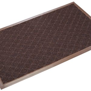 Diamond-Deluxe Duet Medium-Duty Unbacked 4'x20' Brown/Caramel Scraper Mat - DX MU42BC