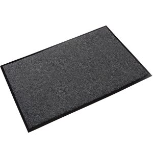 Rely-On Olefin 4'x6' Charcoal Wiper Mat - GS 0046CH