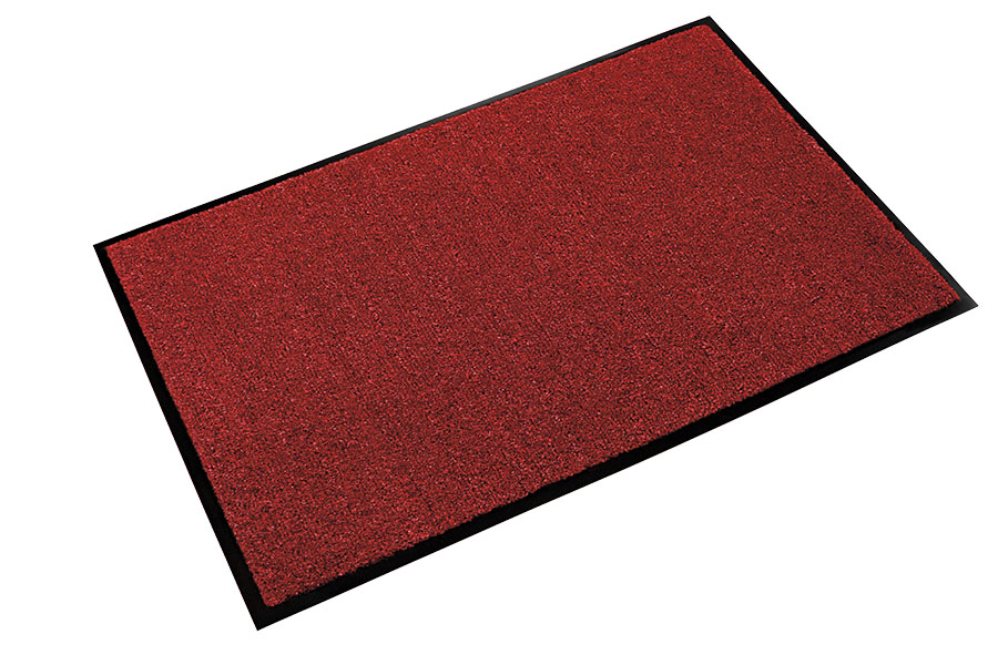 Rely-On Olefin 6'x10' Castellan Red Wiper Mat - GS 0610CR