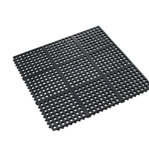 Safety-Step Perforated 3'x3' Black - KM RG33BK