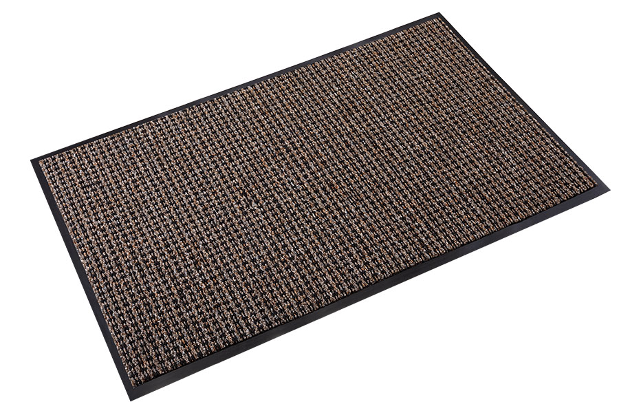 Oxford Elite 6' Custom Black/Brown Scraper/Wiper Mat - OER0072BRC