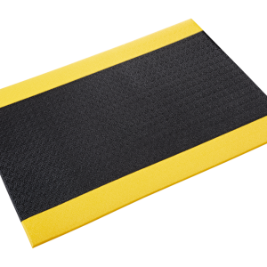 Tuff-Spun 3/8 Pebble-Surface 2' Custom Black w/Yellow - SER3824BPC
