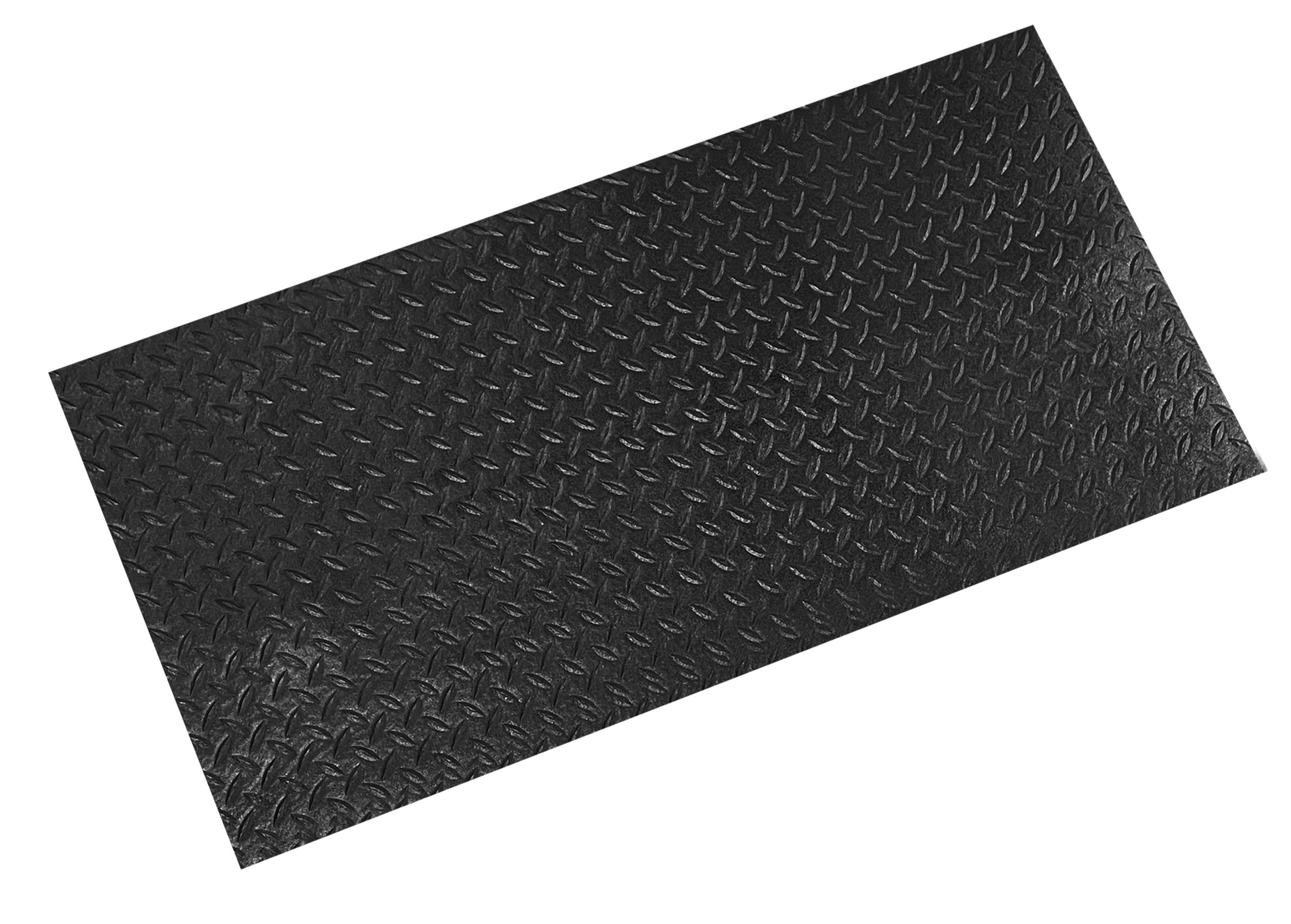 Tuff-Spun 5/8" Diamond Surface 4' Custom Black - TS6D048BKC