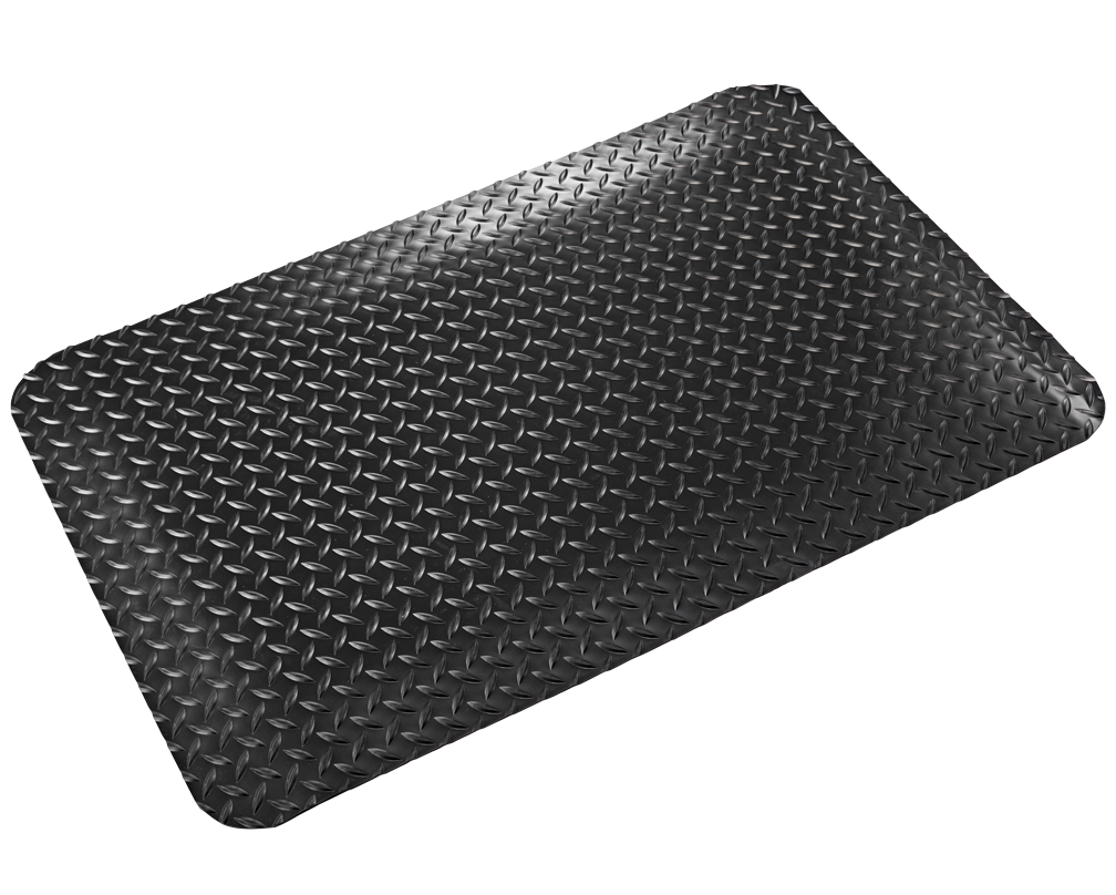 Workers-Delight Deck Plate 9/16" 4'x12' Black - WD 3842BK