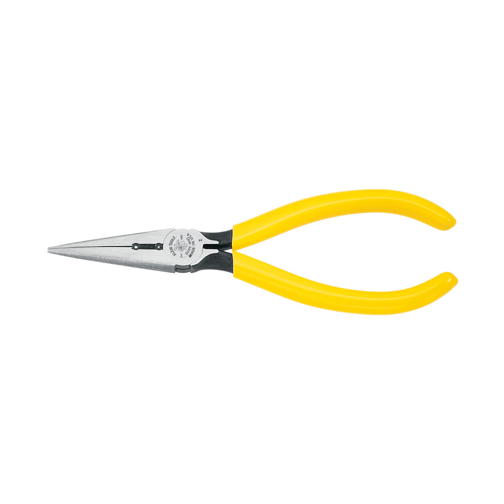 Pliers, Needle Nose Side-Cutters, Stripping, 6-Inch - KLE D203-6H2