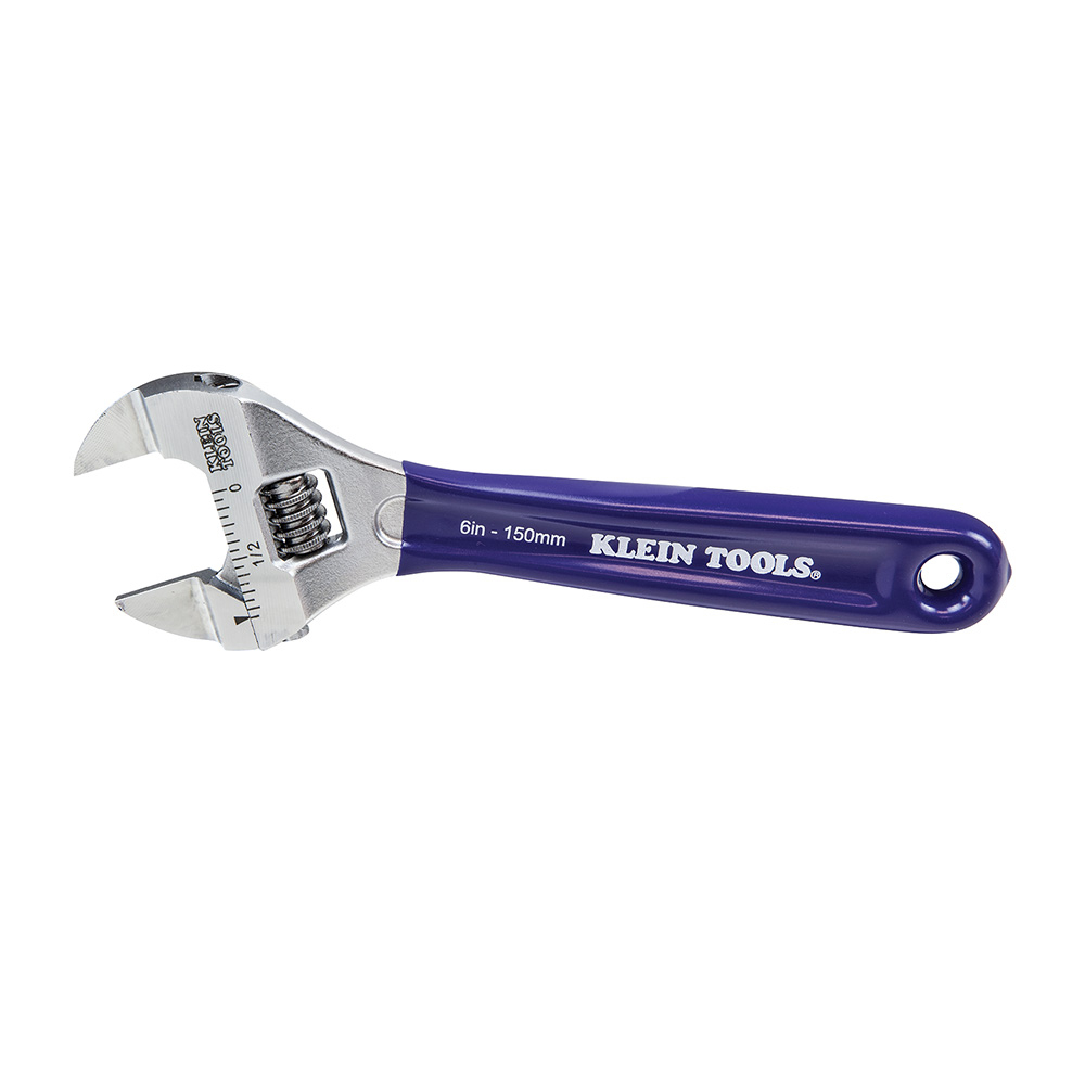 Slim-Jaw Adjustable Wrench, 6-Inch - KLE D86934