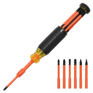 6-in-1 Insulated Auto-Lock Screwdriver - KLE 32306INS